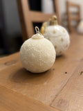 Handmade Wax Bauble Decoration